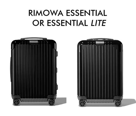 rimowa essential vs lite.